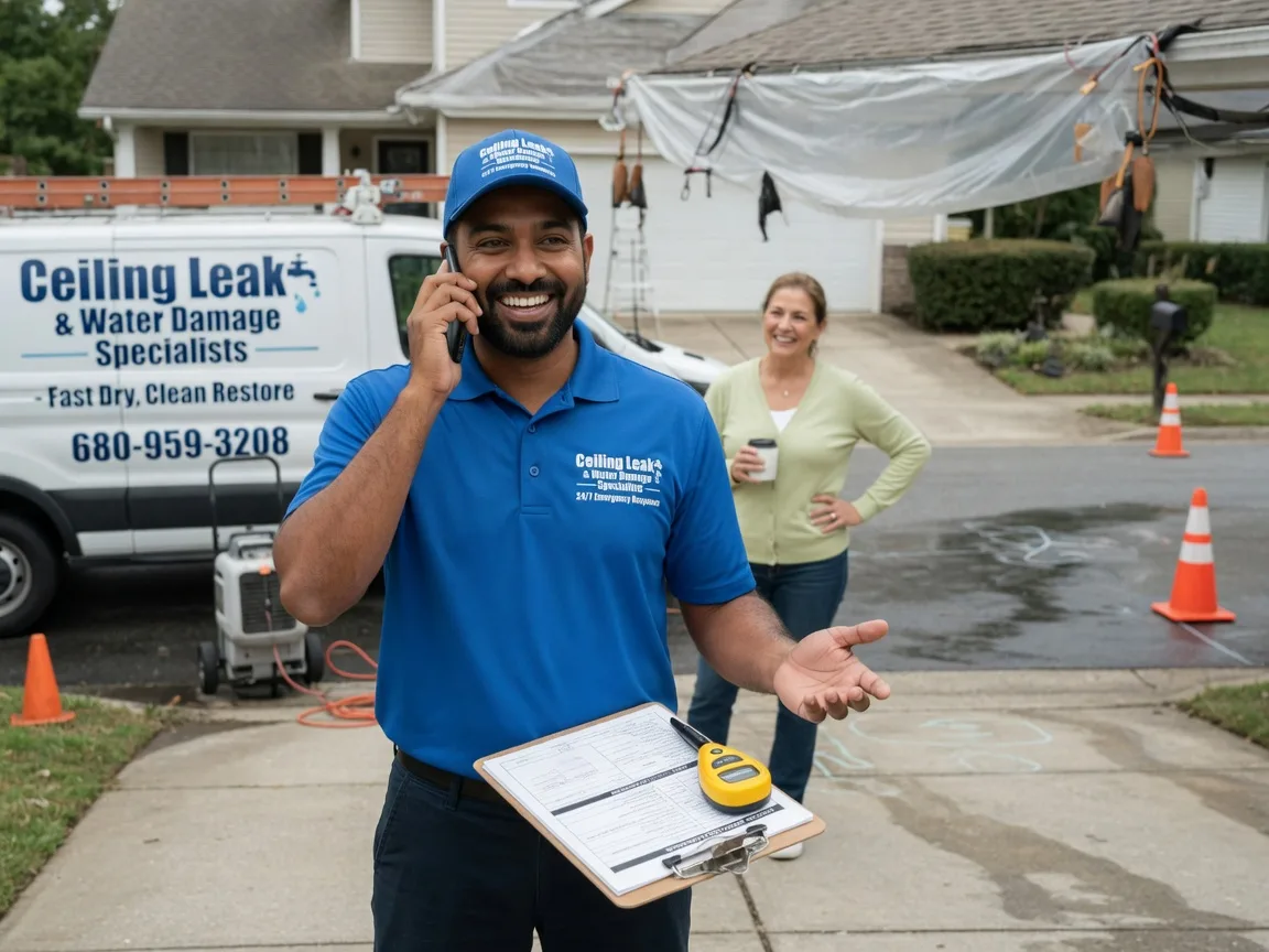 Ceiling Leak Cleanup Magnolia, IA FAQs